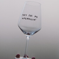 "They See Me Aperollin" Glas by Johanna Schwarzer × selekkt