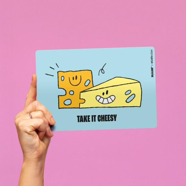 "Take It Cheesy" breakfast board by studio ciao