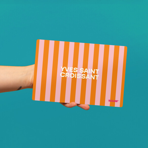 MAMF® "Yves Saint Croissant" Frühstücksbrettchen