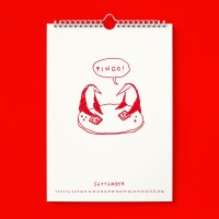 "Ich glaub ich Spinnguin! Schon 2026?!" Kalender by Gianluca Scigliano