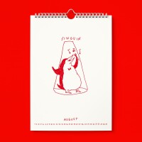 "Ich glaub ich Spinnguin! Schon 2026?!" Kalender by Gianluca Scigliano