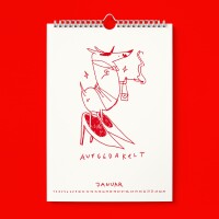 "Richtig auf Zackel durch 2026" Kalender by...