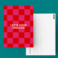 MAMF® "Lets Have Snacks" Postkarte