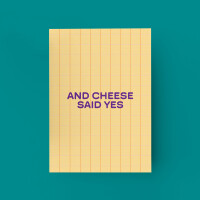 MAMF® "And Cheese Said Yes" Postkarte