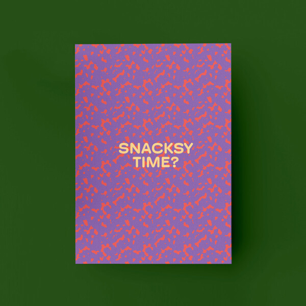 MAMF® "Snacksy Time?" Postkarte