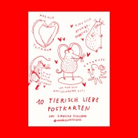 10 tierisch liebe Postkarten: Set zum Verschicken &...