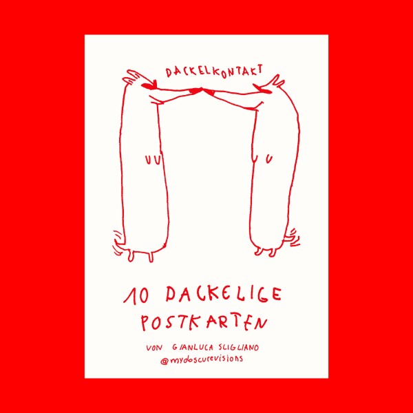 10 dackelige Postkarten: Set zum Verschicken & Verschenken von Gianluca Scigliano