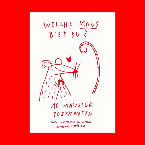 10 mausige Postkarten: Set zum Verschicken & Verschenken von Gianluca Scigliano