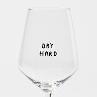 "Dry Hard" Weinglas by Johanna Schwarzer...