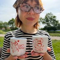 "Mauszeit" Kaffeebecher von Gianluca Scigliano