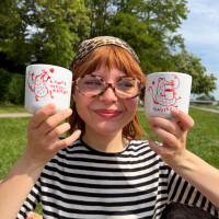"Könnte mausrasten!" Kaffeebecher von Gianluca Scigliano