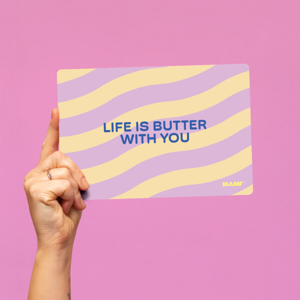 MAMF® "Life is Butter With You" Frühstücksbrettchen