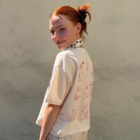 "Welche Maus bist du?" T-Shirt (natural raw) von Gianluca Scigliano