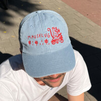 "Mausflug" Cap (vintage light blue) von...