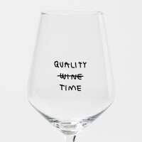"Quality Time" Weinglas by Johanna Schwarzer...