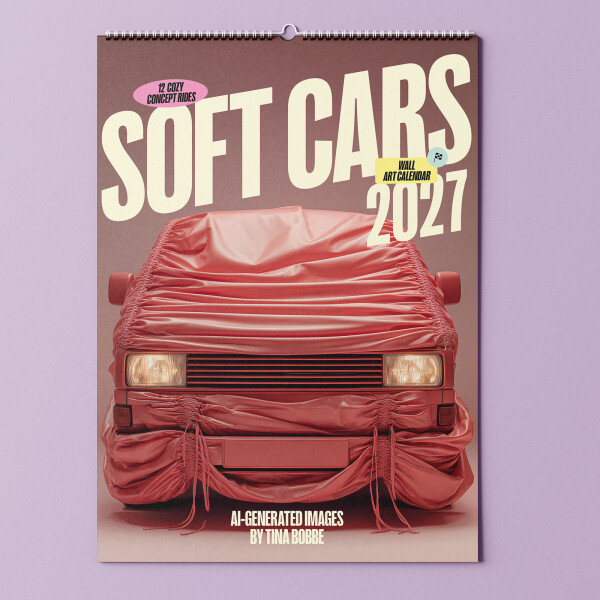 "Soft Cars" photo calendar 2027 by Tina Bobbe